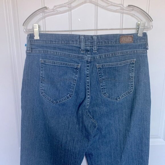 Lee Retro High Waist Straight Leg Jeans Women’s Sz 8 Medium Wash Classic Denim - Picture 12 of 14